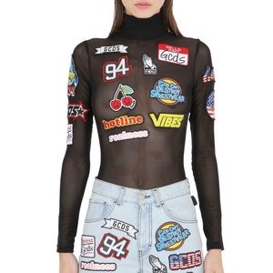 GCDS patch bodysuit